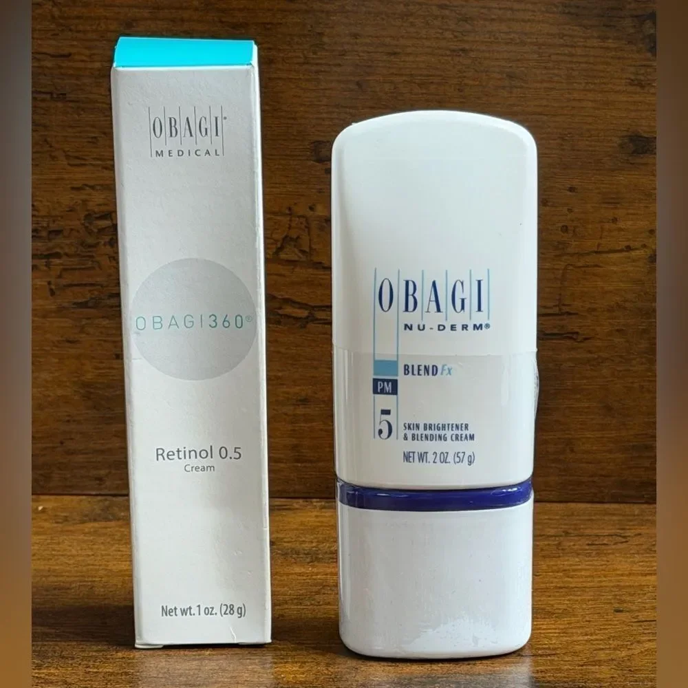 Obagi Retinol 0.5 + Obagi Nu-Derm Blend Fx #5 PM | Medical Grade Skincare | NEW